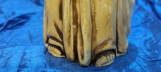 Statuetta cinese in osso - Bonzo
