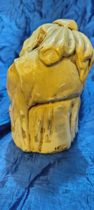 Statuetta cinese in osso - Bonzo