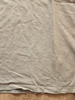 Polo Zara combinado beige/verde Talla L