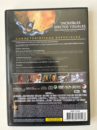 Batman y Robin Edición Especial 2DVD