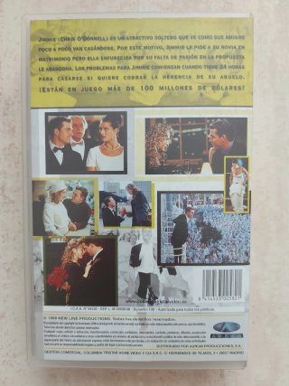 El Soltero VHS (1999) Comedia Romántica