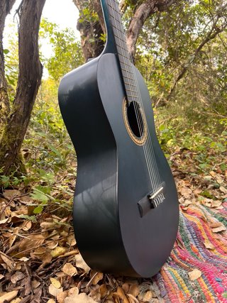 Guitarra Clássica Azul