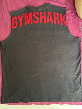 Camiseta sin mangas GymShark Negra Talla M