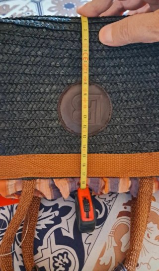 Borsa paglia Laura Biagiotti nera