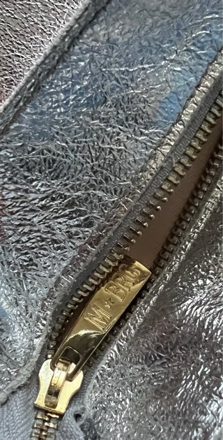 Borsa Braccialini pelle argentata