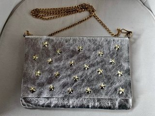 Borsa Braccialini pelle argentata