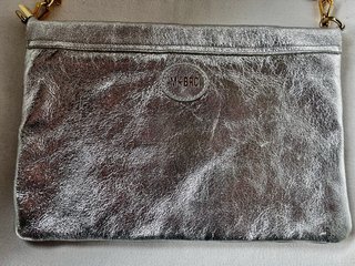 Borsa Braccialini pelle argentata