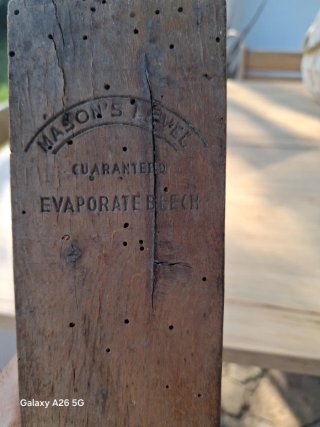Livella da falegname in legno anni '30