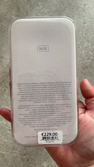 Caja iPod touch