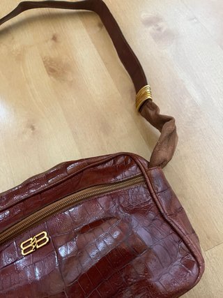 Borsa Balenciaga Vintage Pelle Cocco Logo BB