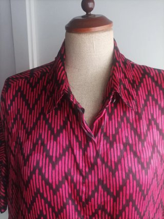 Camisa raso mujer Mango Talla L