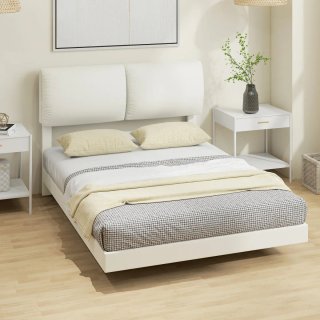 Cama Doble 135x190 cm con Cabecero Acolchado