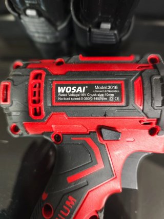 Taladro Atornillador WOSAI 16V Li-ion