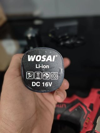 Taladro Atornillador WOSAI 16V Li-ion