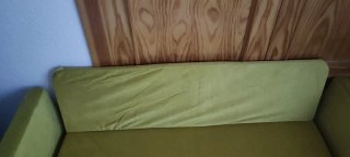 Sofá Cama 2 Plazas Amarillo