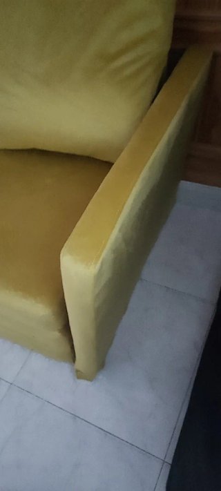Sofá Cama 2 Plazas Amarillo