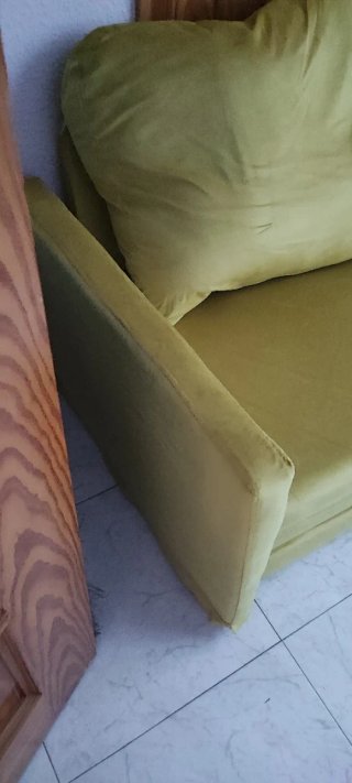 Sofá Cama 2 Plazas Amarillo