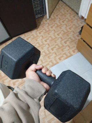 Mancuernas hexagonales 2x10kg