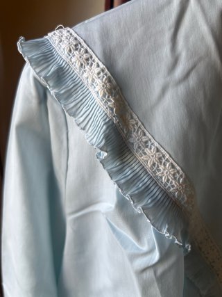 Camisón vintage azul