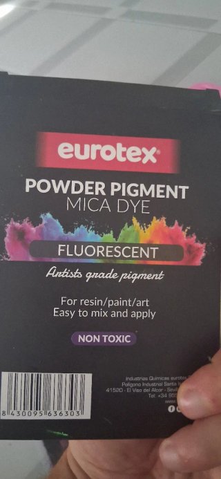Pigmentos en Polvo Eurotex para Resina