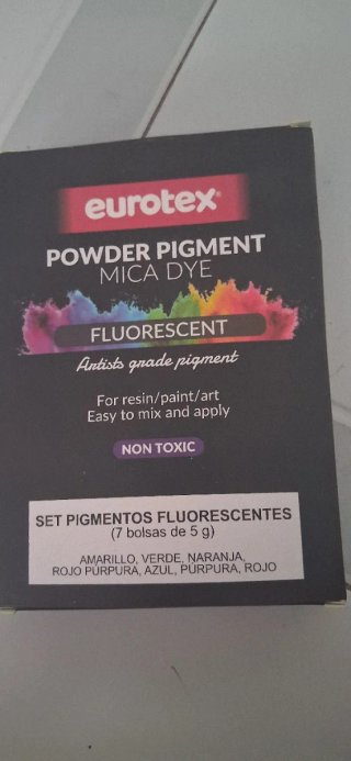 Pigmentos en Polvo Eurotex para Resina