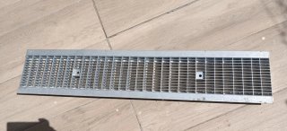 Rejilla de desagüe metálica 100x20