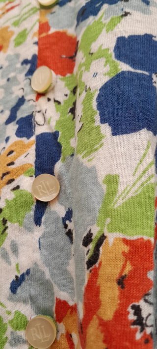 Camiseta Lauren floral multicolor