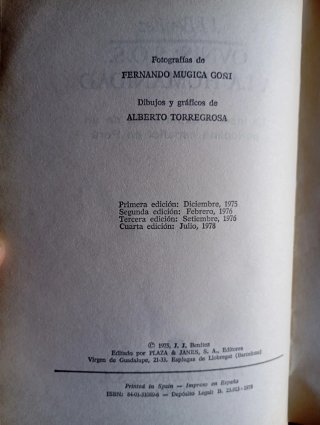 Libro "Ovnis: S.O.S. a la humanidad"1979 J.J Benít