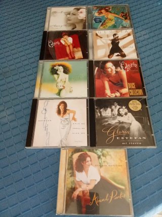 Lote 9 CDs Gloria Estefan Varios Títulos