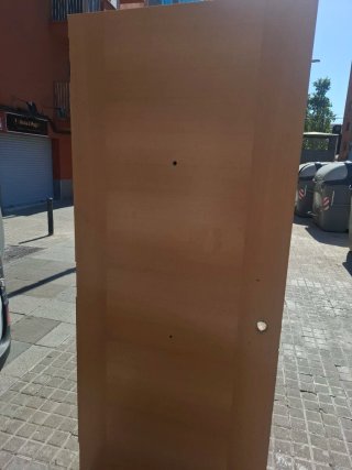 Puerta exterior madera