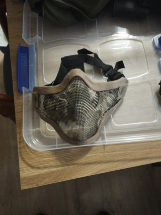 Máscara Airsoft Malla Metálica