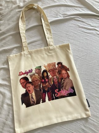 Bolsa Tela Dwight Schrute The Office Collage