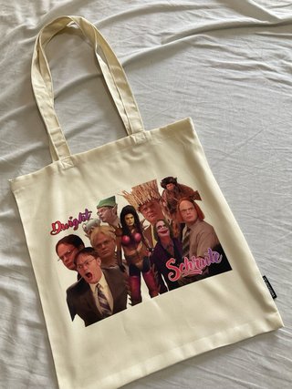 Bolsa Tela Dwight Schrute The Office Collage