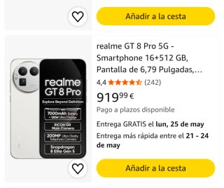 512gb/realme GT 8 Pro/ Precintado