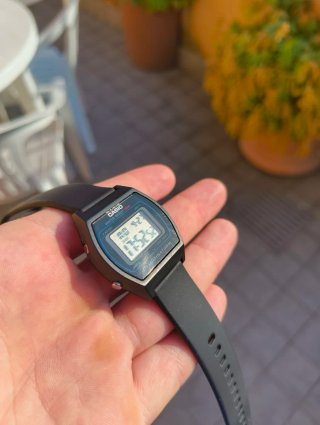 Orologio Casio W202 Nero