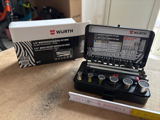 Set Chiave a Bussola Mini Würth 1/4
