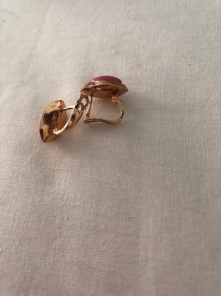 Pendientes Oro y Coral Antiguos