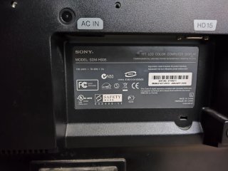 Pantalla Sony 15-16''