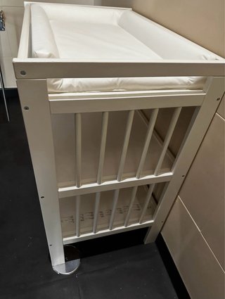 Cambiador bebé blanco 95x82x54 cm