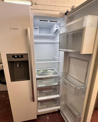 FRIGORÍFICO AMERICANO BOSCH NO FROST EN BLANCO