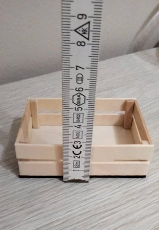 Cassettine scatole di legno naturale quadrate