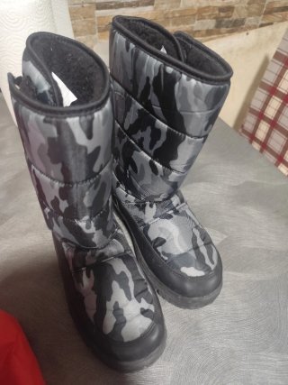 Botas de invierno camuflaje