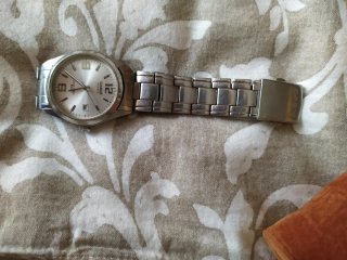 Reloj Casio Caballero Plata y Blanco