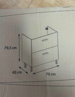 NUEVO! Mueble de lavabo baño 70x40 a estrenar nuev