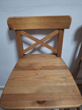 Taburetes Ikea Ingolf Madera Marrón