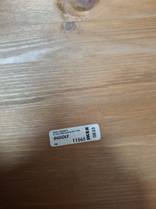 Taburetes Ikea Ingolf Madera Marrón