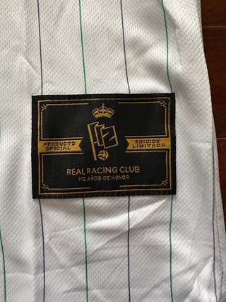 Camiset Real Racing Club Santander 112 Aniversario