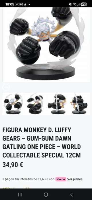Figura One Piece Monkey D. Luffy Gear 5