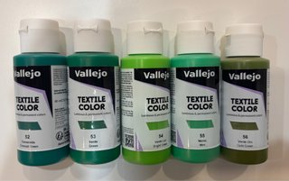 Vallejo Textile Color - Lote 5 Pinturas