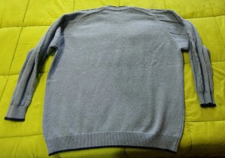 Jersey Pierre Cardin.  Azul - Gris. Hombre.